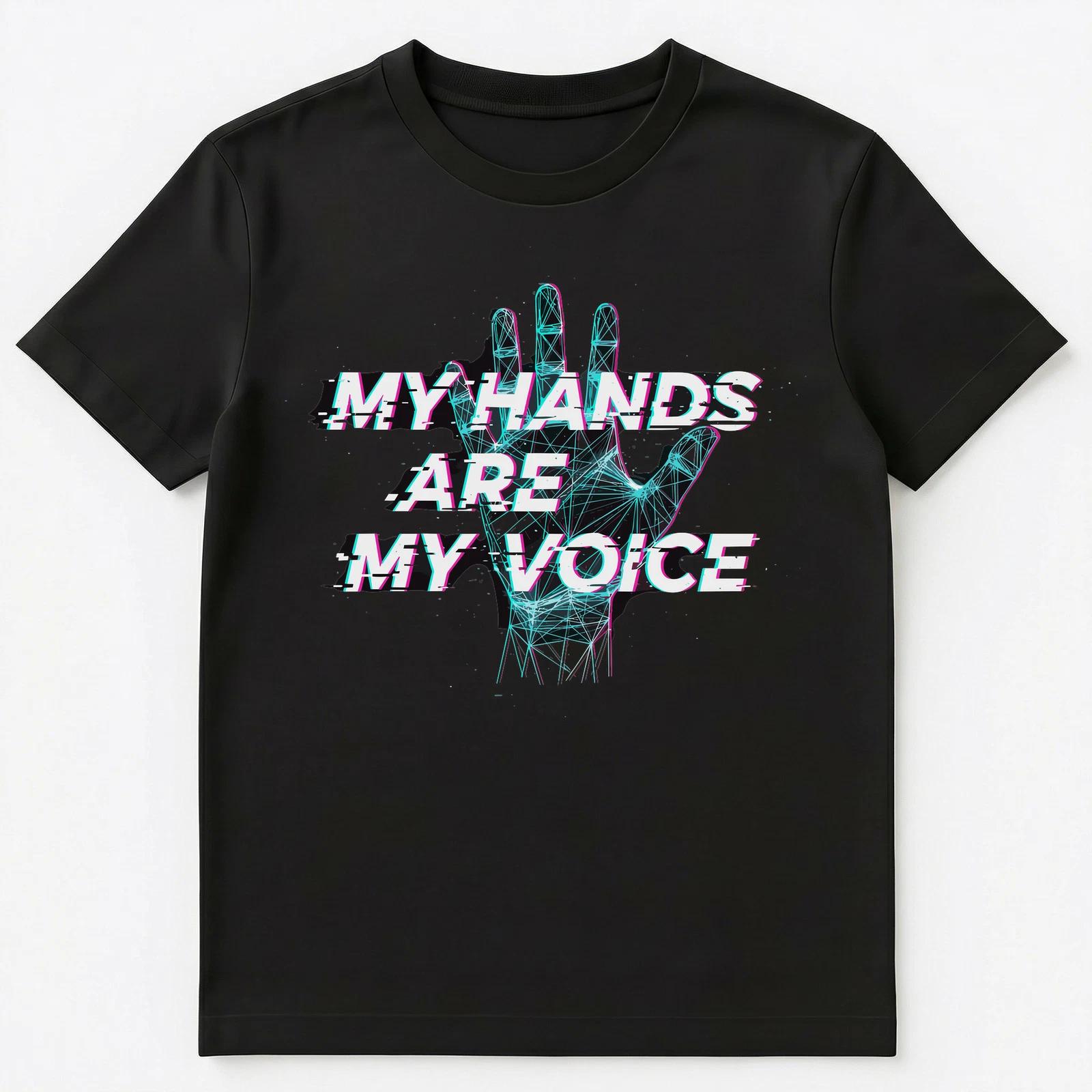 

Signer Hands Voice Expression Sign Language Unisex T-Shirt M