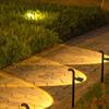 Waterproof Solar Power Solar Pathway Lights Warm White Light Garden Stake Lights  Walkway Lighting