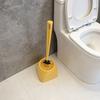 1/2 szt. Szczotka do WC z długą rączką Dekoracja lalki z kreskówki Szczotka do czyszczenia łazienki z podstawką Humorystyczny wystrój łazienki