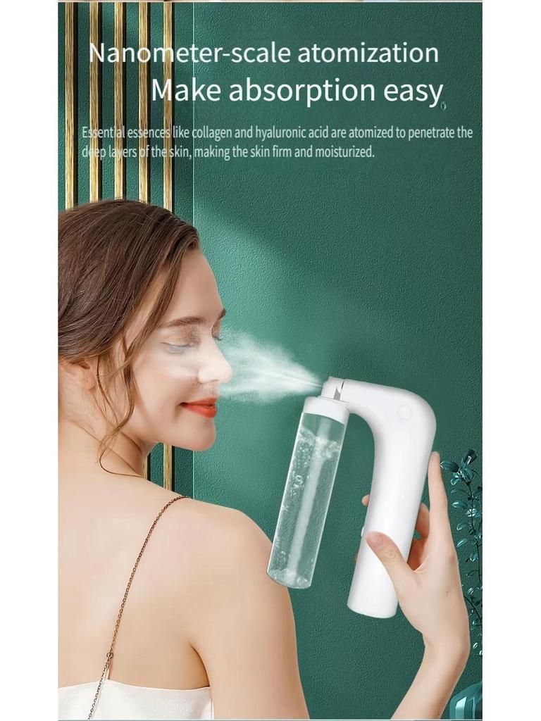 Compact Ionic Facial Steamer: Deep Cleanse & Hydrate Anywhere