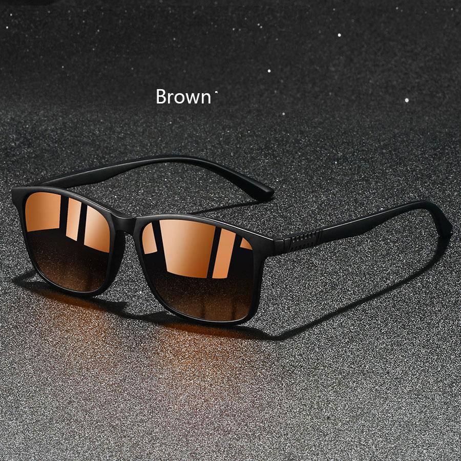 Fashion Vintage Square Sunglasses Men Women Fishing Driving Man Luxury Brand Designer Sun Glasses Anti-Glare Retro Eyewear UV400