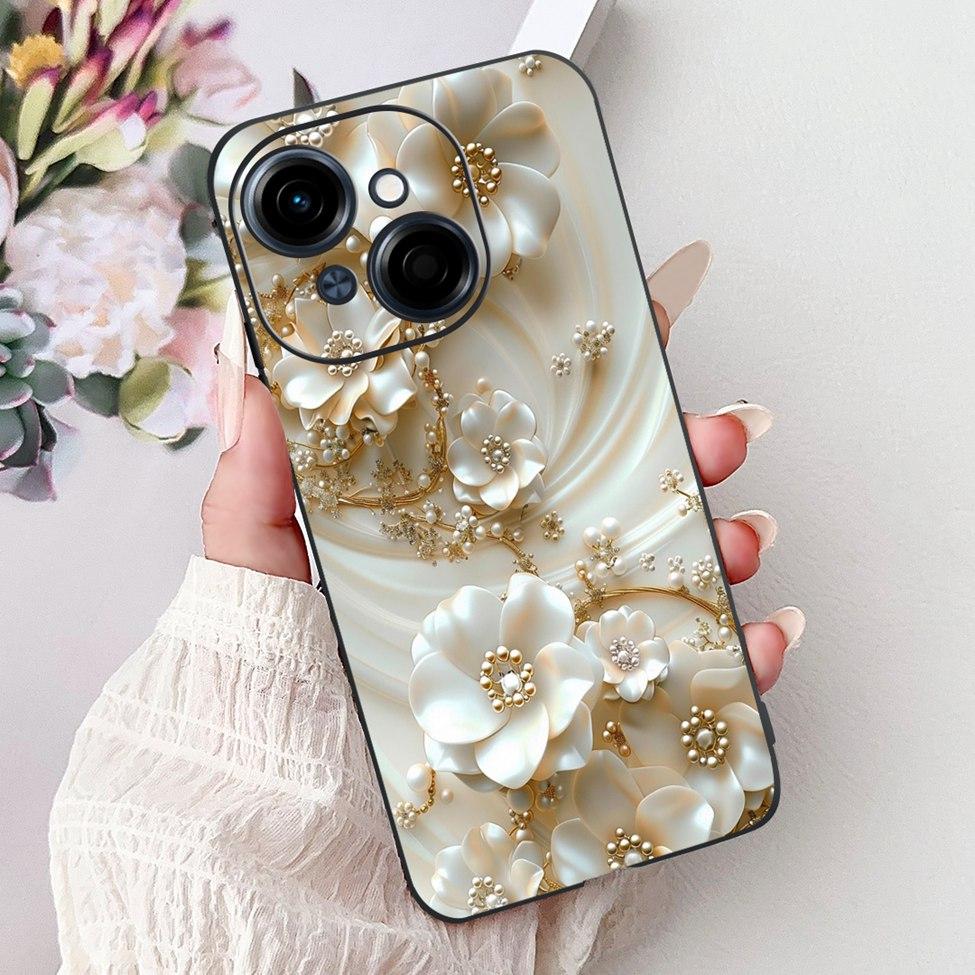 6.67'' For Tecno Spark Go 1 Case Pop 9 Cover Cute Cat Cartoon Fashion Butterfly Boy Girl Back Cover For Tecno Pop 9 Phone Case