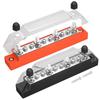 Positive Negative Bus Bar Battery Power Distribution Block 4 X M6 Car Terminal Block Studs 6 X M4 Terminal Bus Screws for Boat