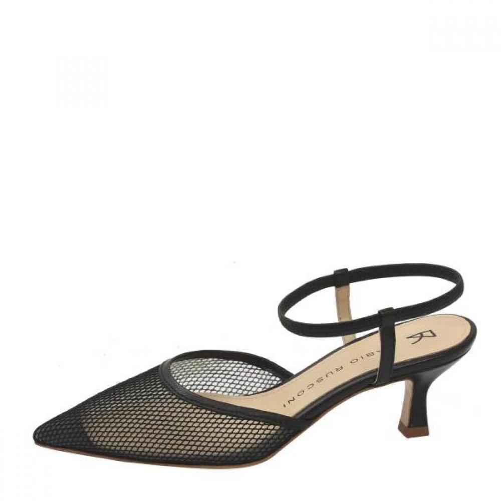 Fabio RuSconi Women S Pointed Ankle Banding Slingback Rc41fab004bk BK/350_220