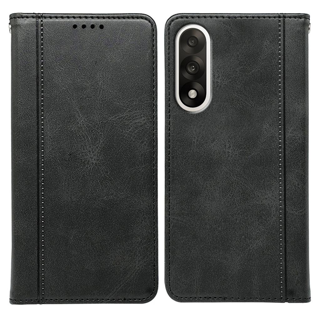 For OnePlus Ace 5 Ultra 5G/Nord 5 5G Case Hidden Magnetic Closure Calf Texture Leather Phone Cover