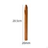 Wooden Crochet Hook Comfort Grip Knitting Pin for Beginners, Ergonomic Handle Crocheting