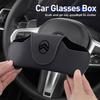 Leder Auto Brillenbox Sonnenbrillen Aufbewahrungs Halter Für Citroen C4 C3 C1 C2 Berlingo Celysee Cactus Picasso Aircross Saxo Grand