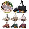 2in1 Damen-Mittagessen-Handtasche Hohe Kapazität Isolierte Lunchtasche Büro Schule Picknick Isolierte Umhängetasche Reise Laptop-Tragetasche