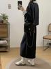 Spring 2026 Plus Size Women's Korean Casual Patchwork Hoodie & Skirt Set