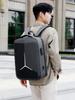 Men's Hard Shell Anti-pressure Motorcycle & Business Backpack with Airbag for 17-inch Laptop - Large Capacity