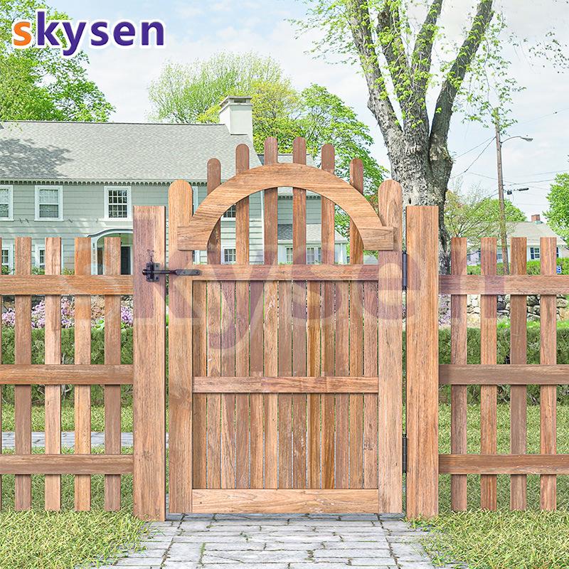 American-Style Carbon Steel Outdoor Gate Latch & Lock for Wooden Fences