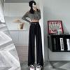 Spring 2026 Women's High Waist Wide Leg Straight Suit Pants