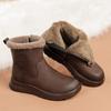 Shoes Cotton Shoes Winter New Non-slip Fashion Snow Boots Middle Elderly Velvet Warm Short Boots