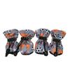 4pcs Winter Dog Shoes For Small Medium Dogs Cat Warm Waterproof Puppy Pet Snow Boots Anti-slip Adjustable Reflective Pug Socks
