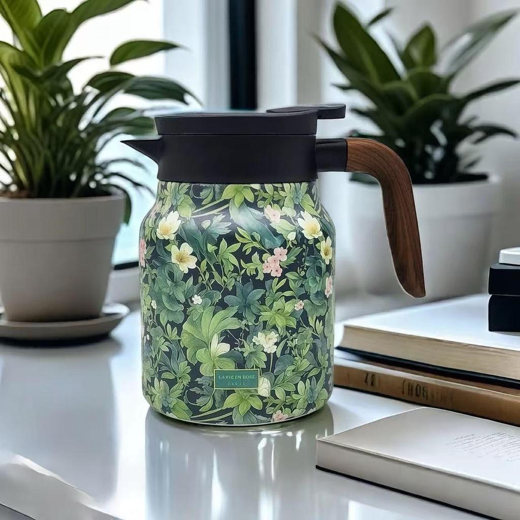 316 Stainless Steel Stewed Teapot: Tea/Water Separator for Home & Office with Simple Design