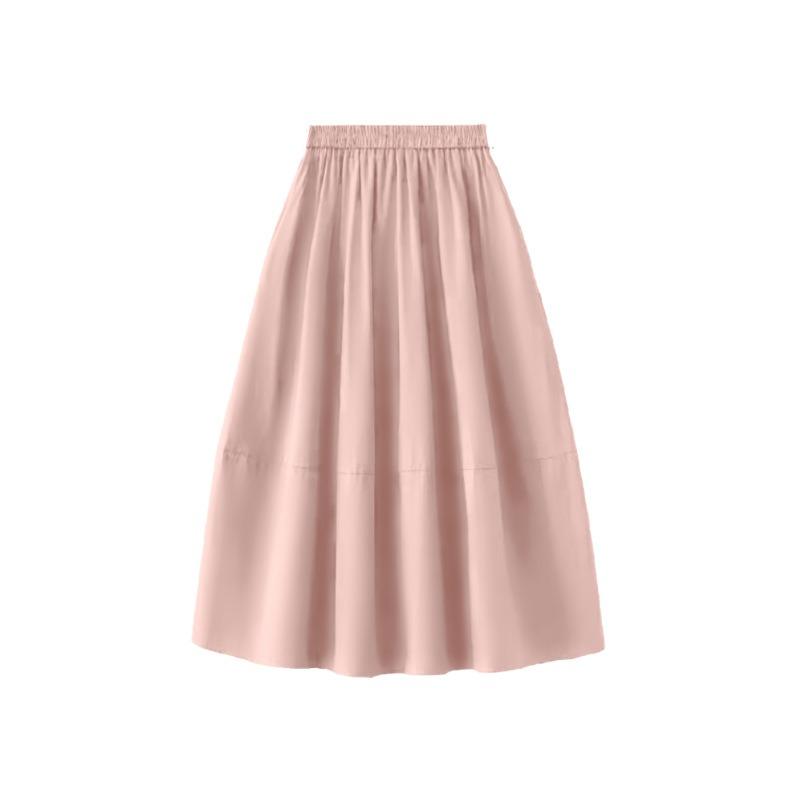 Pink Skirt Women's Summer Thin New Pendant Umbrella Skirt Small Yamamoto Skirt Big Swing Skirt