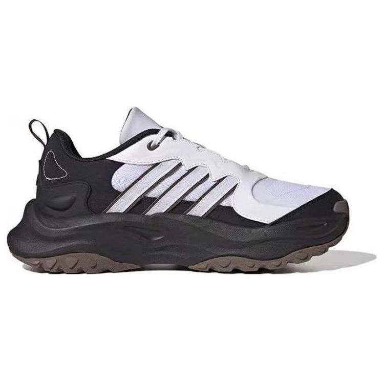 adidas Maxxwavy Versatile Thick Sole Shock Absorbing Lightweight Low Top Running Shoes Unisex Running Shoes White Black IF8752