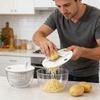 Salad Maker and Vegetable Cutter 2 1 Appliance Featurings Efficient Drain Systems for Clean Kitchen Use