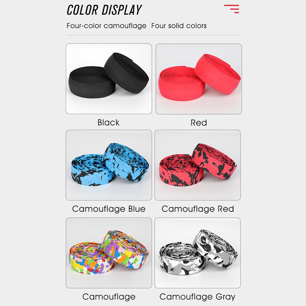 6 Stück Rennrad-Lenkerband, Fahrrad-Lenkerriemen, Klebebänder, rutschfeste Lenkerwickel, Befestigungsbänder, Lenkerbänder