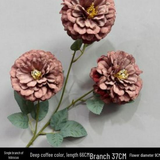 Karamelkleurige Kunstbloemen Bruiloftsdecoratie - Plafond- en Wegdekarrangementen, Koffietint Nepbloemen.