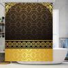 Luxury Bath Shower Curtain Set Waterproof Modern Decor Bathroom Accessories