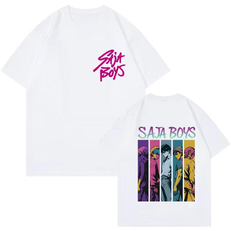 Kpop Demon Hunters Cotton Shirt Huntrix Mira Rumi Zoey Derpy Tiger Tees Gift for Men Women Saja Boys Fans Clothes Trending Tops