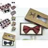 Classic Mens Wedding Bow Tie With Satin Finish For Grooms And Groomsmen