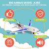 Electronic Airplane Toy with Automatic Rotation Go, Flashing Lights & Music Sounds - Aircraft Gift for Boys & Girls Age 3-12