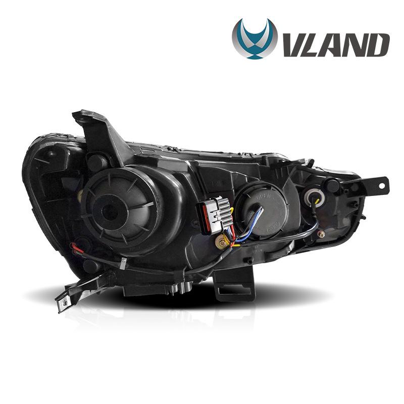 VLAND LED Headlights Assembly for 2008-2016 Mitsubishi Lancer (Upgraded Version)