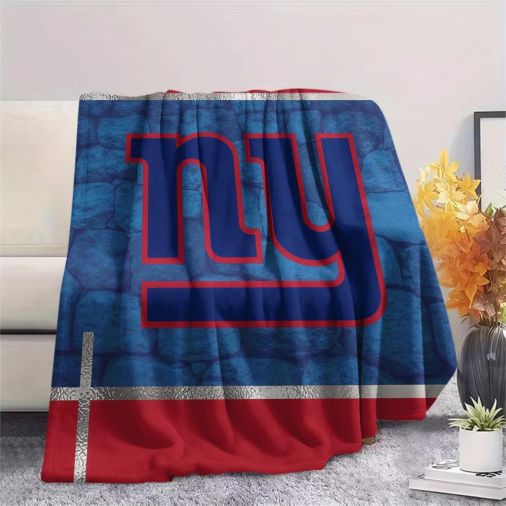 New York Giants Flannel Blanket, High Quality Comfortable for All Seasons, Home Decor, Warmth and Comfort