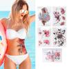 Women Flower Pattern Waterproof Tattoo Sticker Arm Back Exquisite Temporary Tattoo Sticker