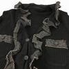 LEs LALIQUE Unused Tag Cardigan Black Size 9R(USED)