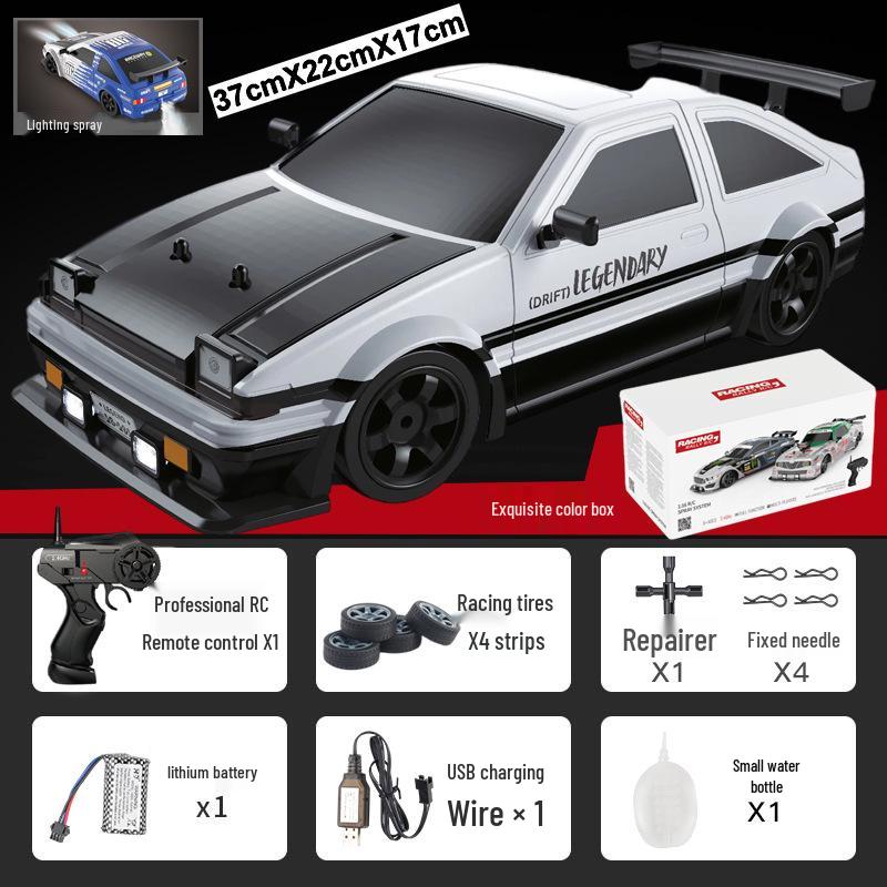 AE86 High-Speed 4WD RC Drift Racing Car - Professional Remote Control GTR Toy