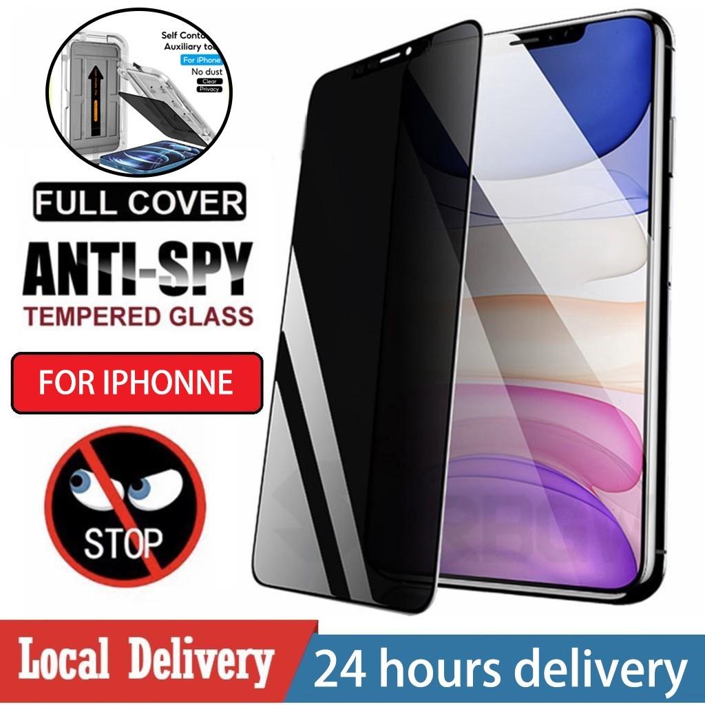 Folia ze szkła hartowanego Anti-Spy Privacy dla iPhone 17 11 15 16 13 14 12 Pro Max XR XS Max 6 7 8 Plus