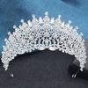 Luxury Rhinestone Tiara for Bride Tiaras and Crowns Party Pageant Wedding Crown Hair Jewelry Headbands Costume Accessories