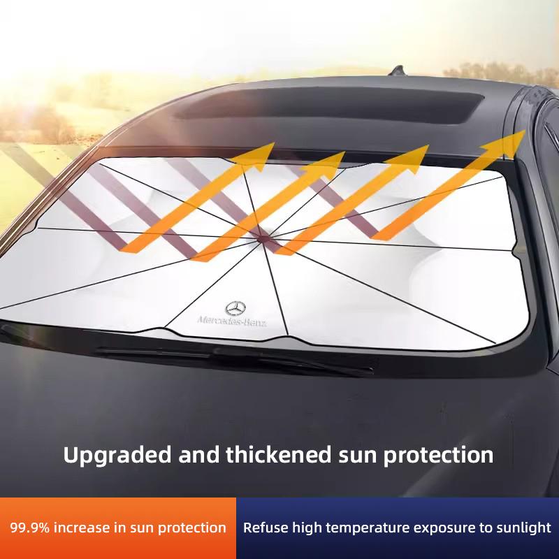 Car Sunshade Windshield Sunscreen Insulation Sun Umbrella For Mercedes Benz C Class W205 W176 W177 Sprinter W204 W203 W211 W206 Kk1