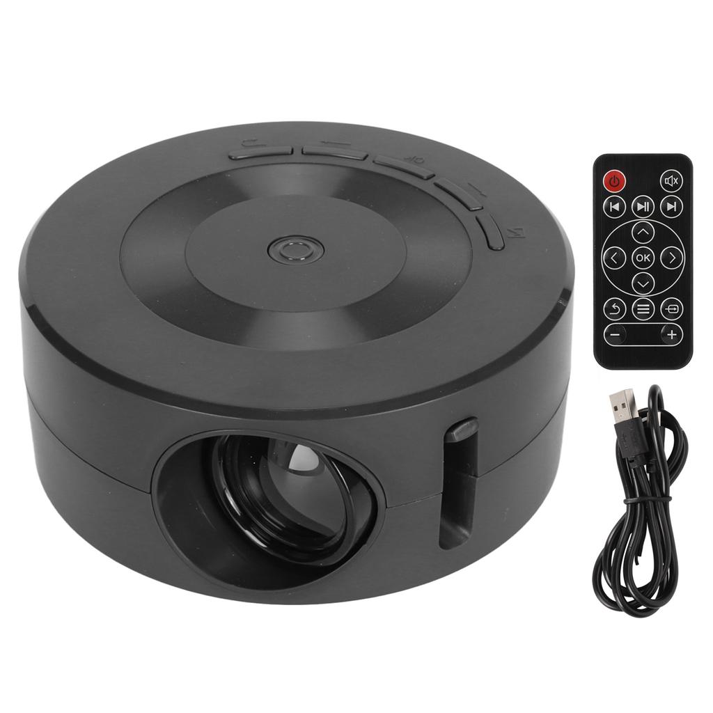 Mini LED Projector 1080p Built in Speaker Portable Small Home Projector with Same Screen Function fo