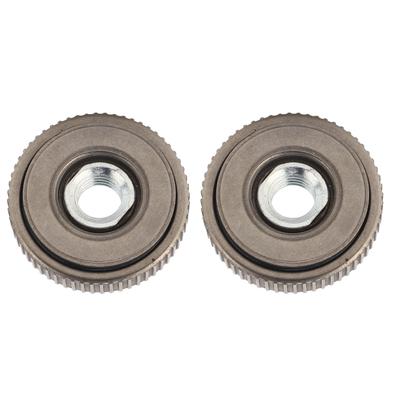 2Pcs Angle Grinder Flange Nut Self Locking M14 50mm Alloy Steel Quick Release Pressure Plate Part