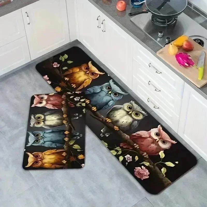 1PC Welcome Charactor Door Mats Kitchen Rugs Non-Slip Design Bathroom Rugs Bath Mat Carpet for Living Room Sink Laundry Decor