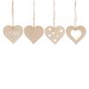 Wall Hanging Picture Holder Wooden Beads Photo Shelf Frame String Rustic Photo Display  Living Room