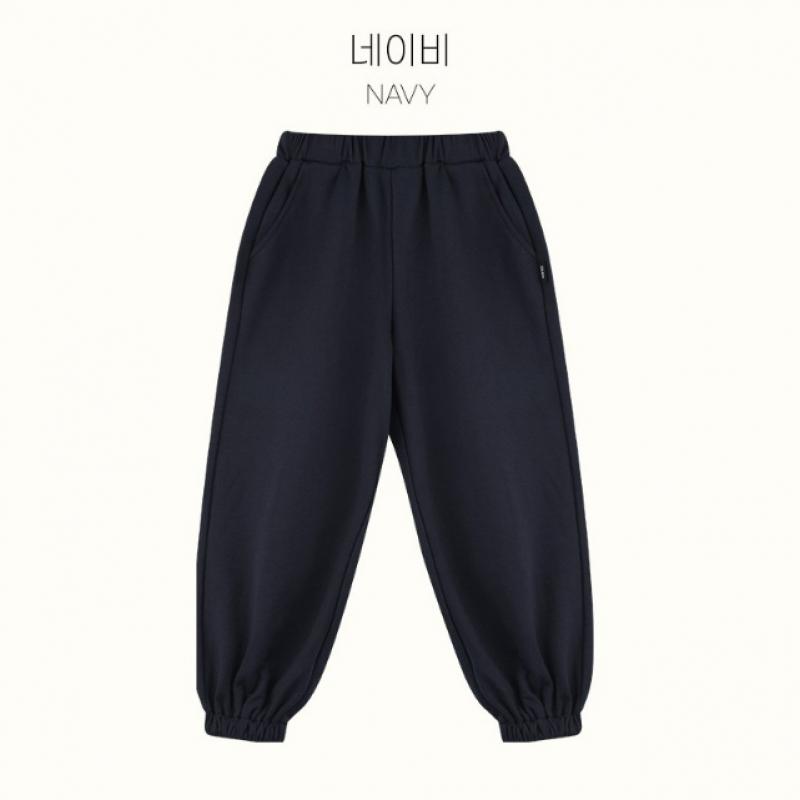 Olivan Point Label Jogger Pants Navy