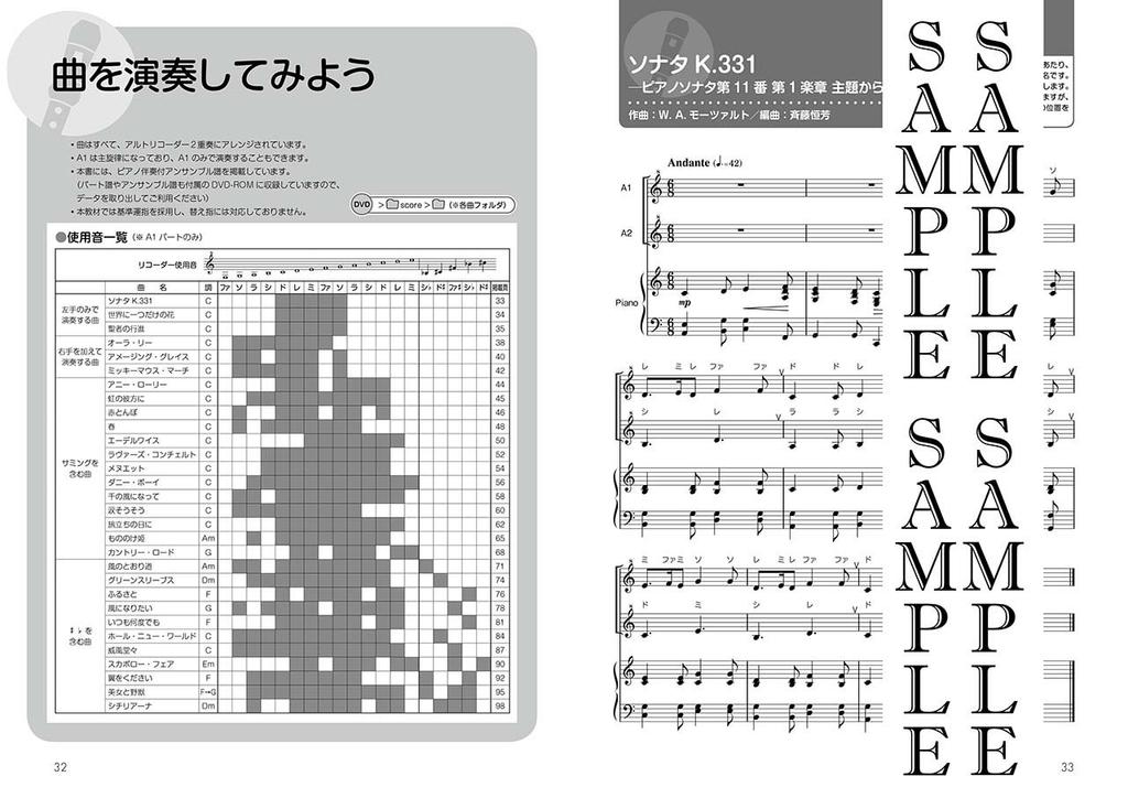 Yamaha Digital Music Teaching Materials: Alto Recorder Lessons with DVD-ROM