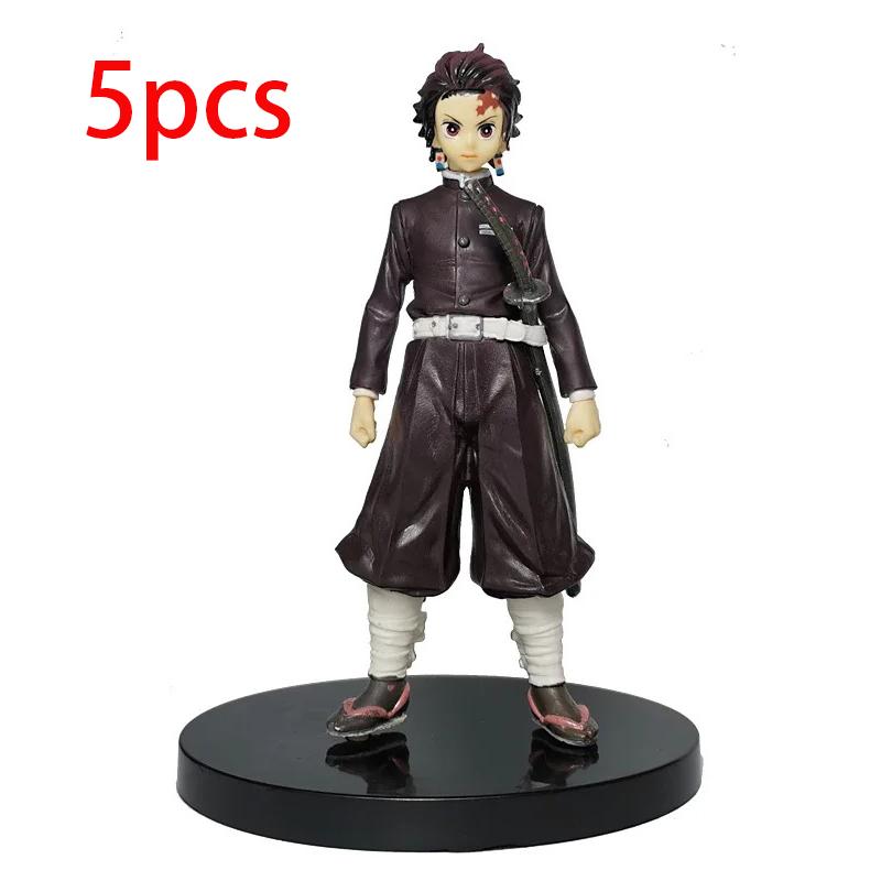 Anime Demon Slayer Kimetsu no Yaiba Figur Kamado Tanjirou Actionfigur Agatsuma Zenitsu Nezuko Krieger PVC Modell Spielzeug