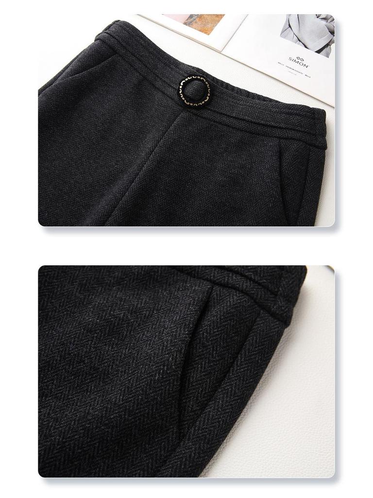 Apricot Women's High-Waisted Wool Flare Pants - 2024 Autumn/Winter Collection