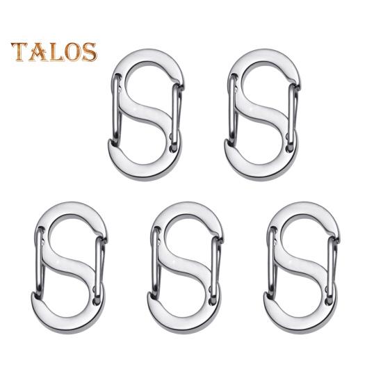 

5 шт., двусторонняя пружинная пряжка S-типа, безопасная конструкция с двойным открытием, ожерелье, укорачиватель браслета, застежка для изготовления ювелирных изделий 16mm