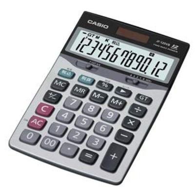 Kalkulator biurkowy Casio Prawy JF-120VB-N 12-cyfrowy (Tylko rozmiar)