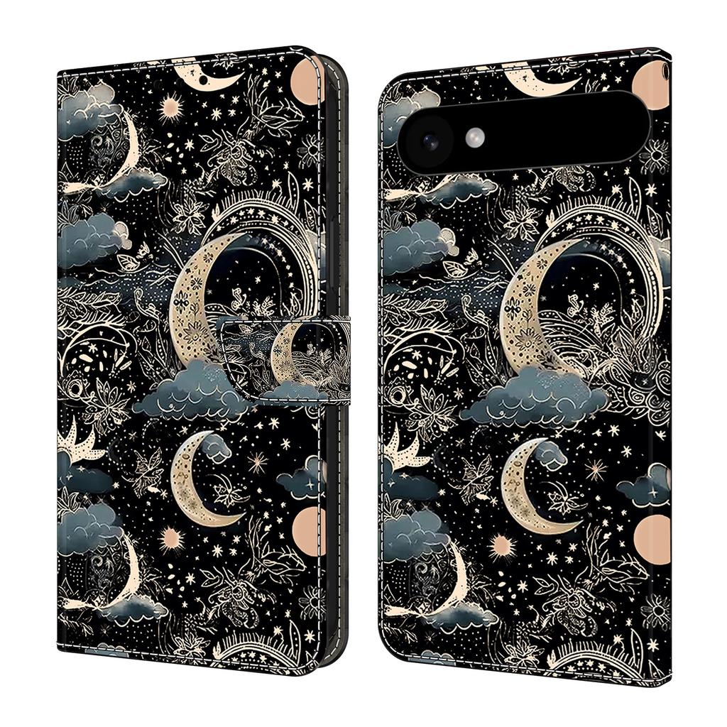 For iPhone 17 Air Case PU Leather Wallet Phone Cover with Stand