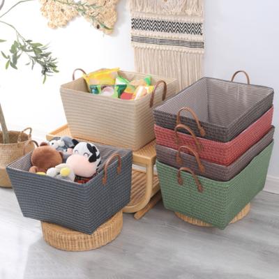 Cesto Portaoggetti Impermeabile Pieghevole con Doppi Manici Elevata Capacità di Carico Contenitore Portaoggetti