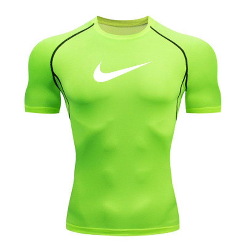 Men's Quick Dry Compression Athletic T-shirt Breathable Stre
