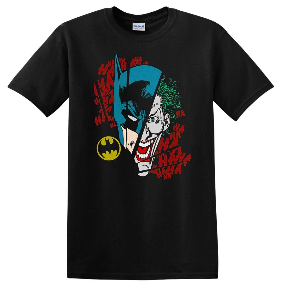 Joker Graphic T Shirt Vintage Comic Style Clown Laughs Batman Tee S
